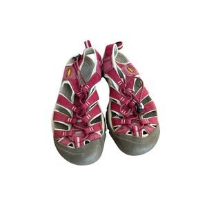 KEEN Women's Newport H2 Sandals Hiking Burgundy Shoe Size 8.5